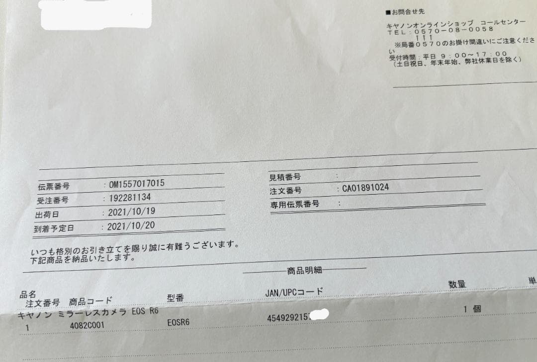 ビデオカメラ Canon EOS R6