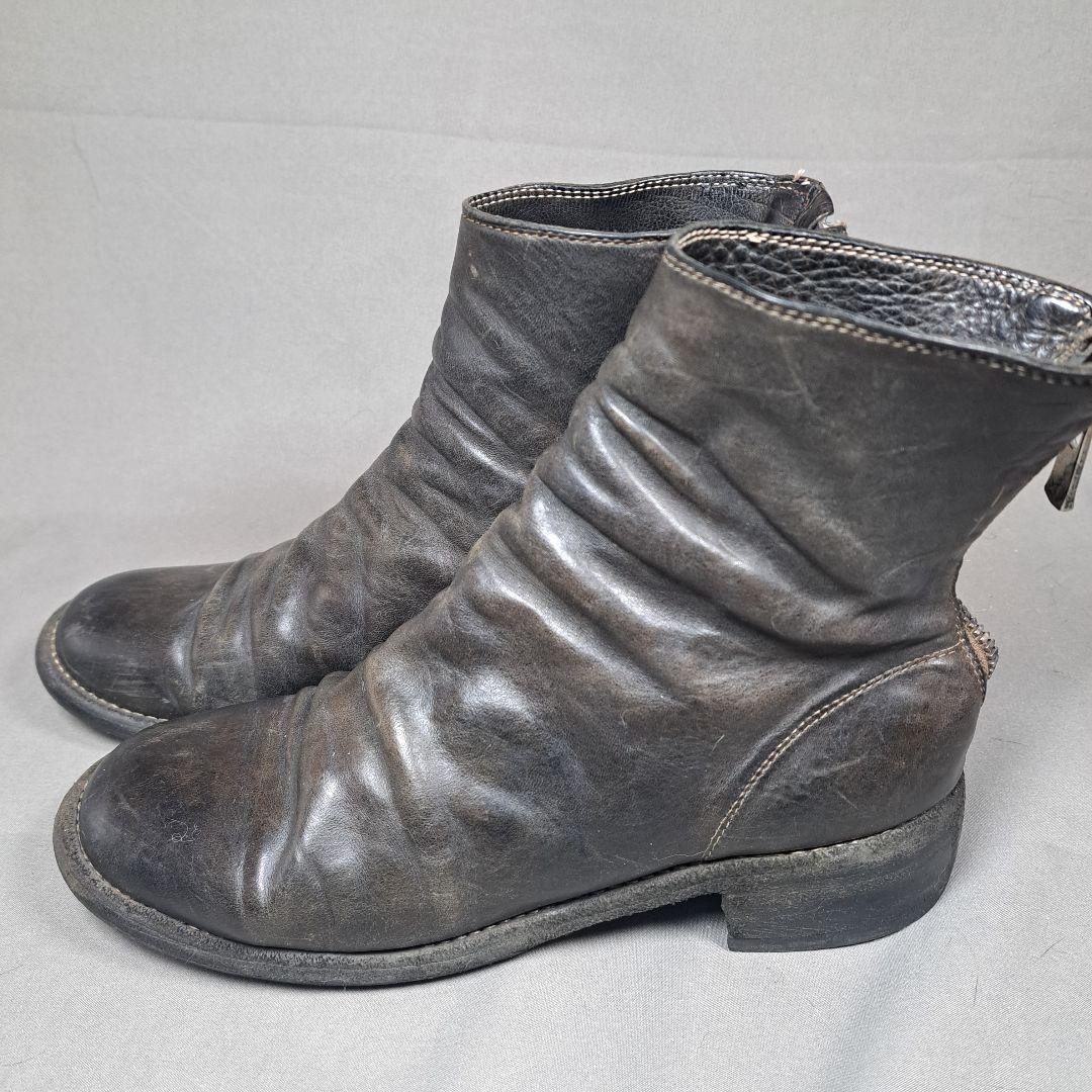 難あり　GUIDI　グイディ　バックジップ　ホースレザー　ブーツ　39