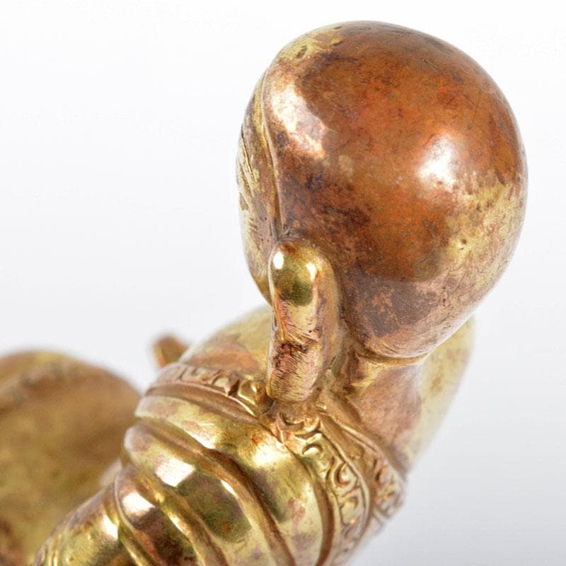 仏教美術　古銅鍍金　阿弥陀如来像　仏像　V　R4402