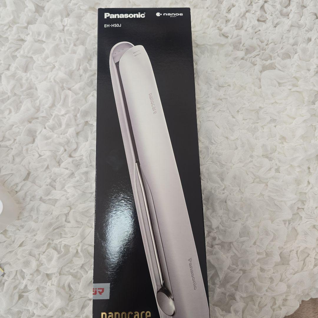 Panasonic ストレートアイロン ナノケア EH-HS0J　ホワイト