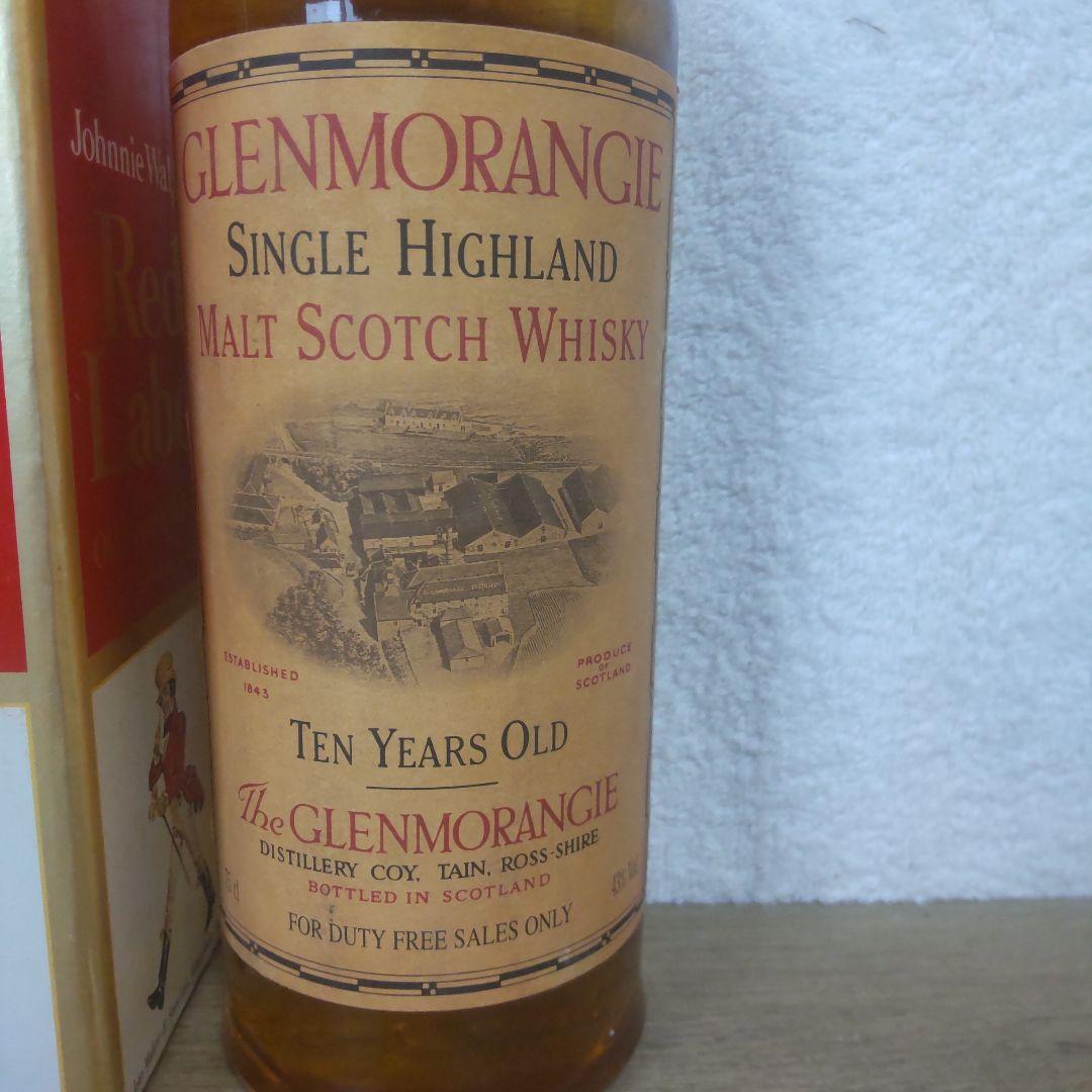 古酒　グレンモーレンジィ10年とジョニ赤特級
