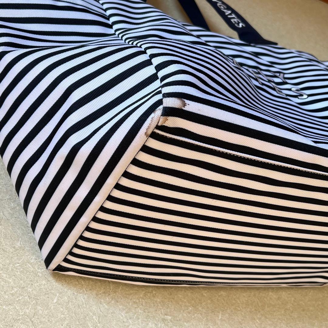 PEARLY GATES ロッカーバッグ　ストライプ　トートバッグ