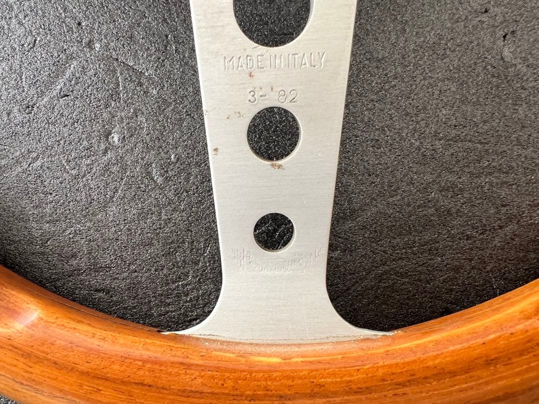 MOMO INDY ウッドステアリング '82年製