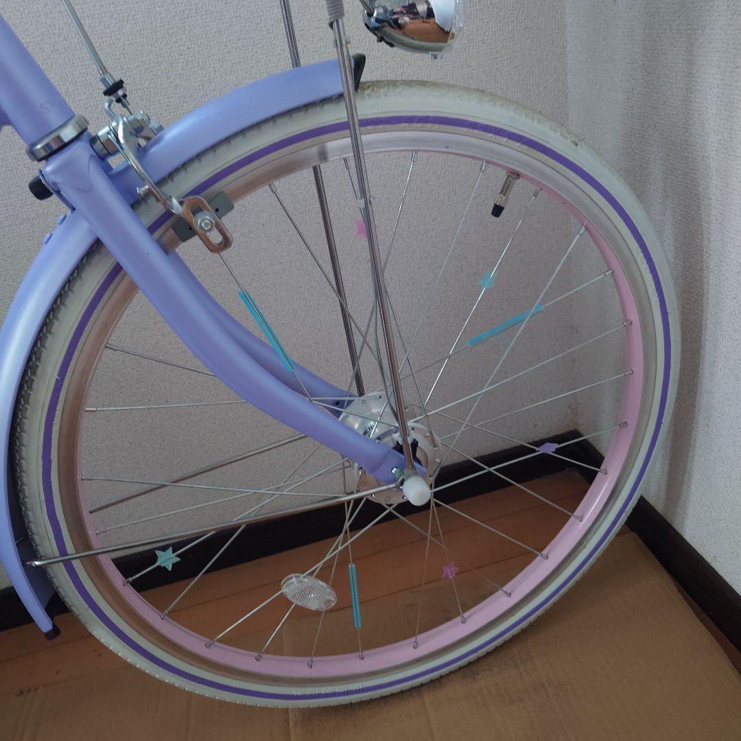 ※追記あり※　MEZZO PIANO メゾピアノ　自転車　22 ラベンダー