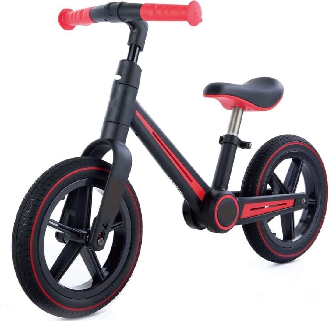 エムエム 折りたたみ式 ファーストバイク 12インチ レッド プッシュバイク