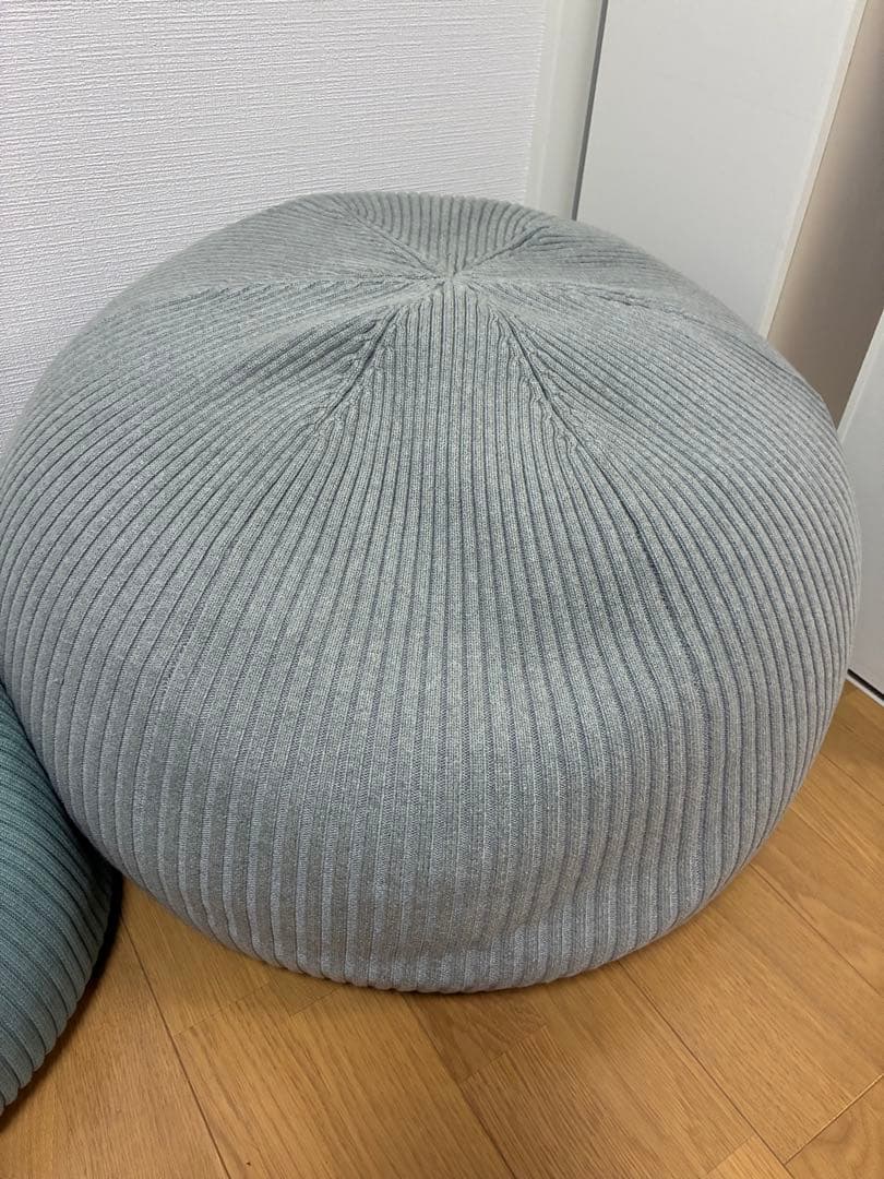 直取引可　神楽坂駅　無印良品　IDEE PUUF ビーズクッション2個セット