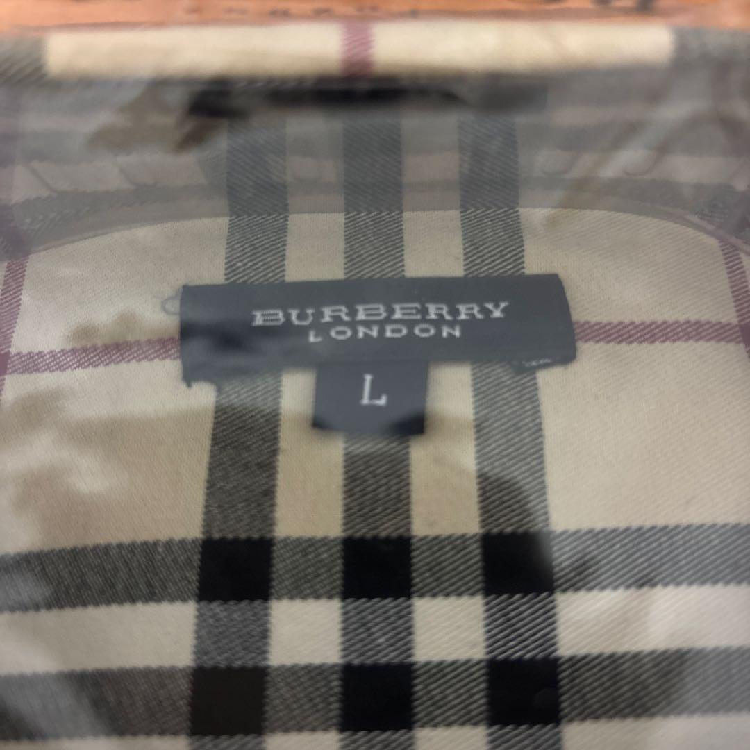 未開封品　BURBERRY チェック柄 長袖シャツ L