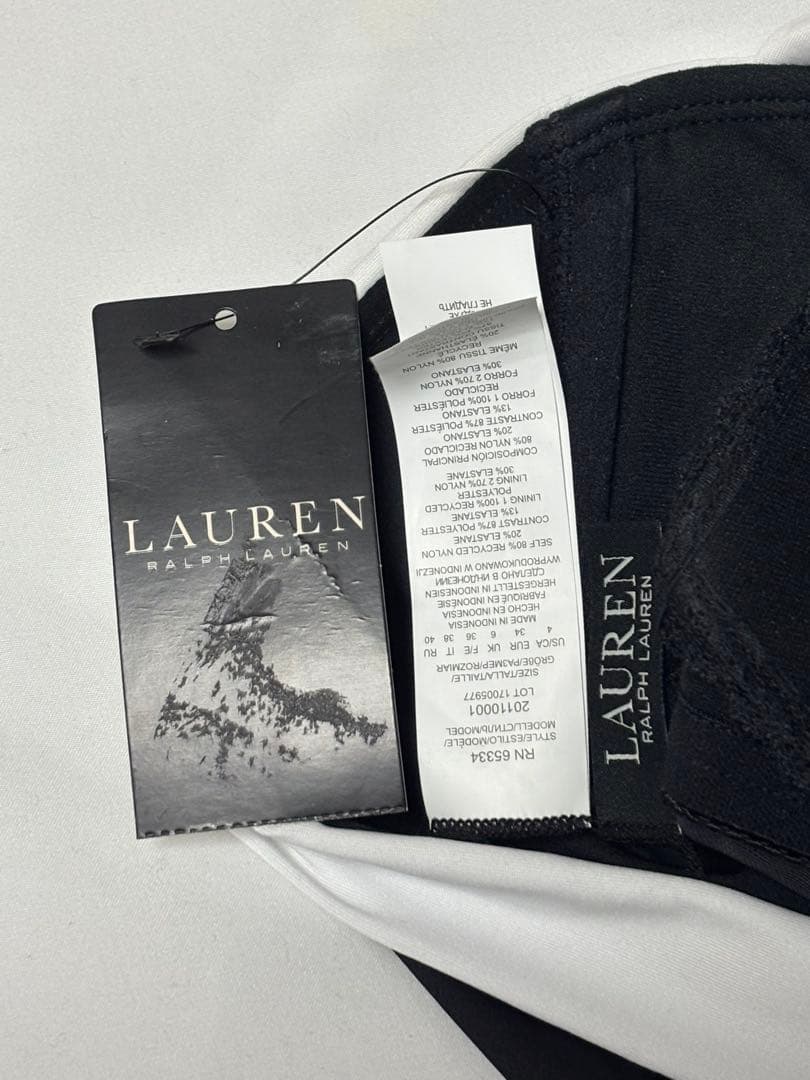【お急ぎの方へ】Lauren Ralph Lauren 水着 黒 新品タグ付き
