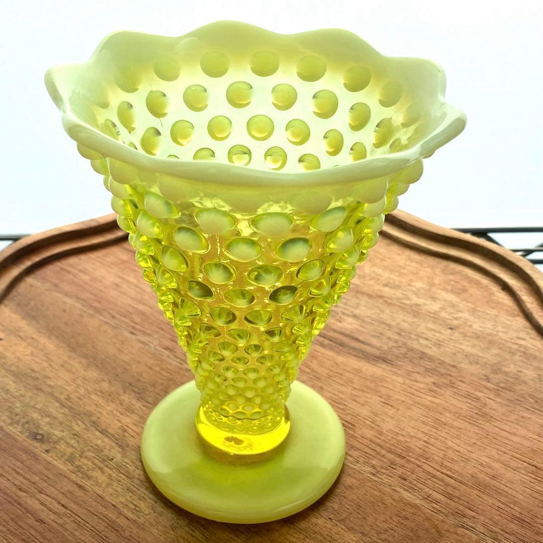 フェントン　人気ホブネイル　トパーズオパールセント　ウランガラス