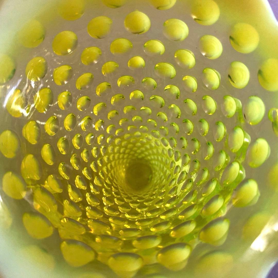 フェントン　人気ホブネイル　トパーズオパールセント　ウランガラス