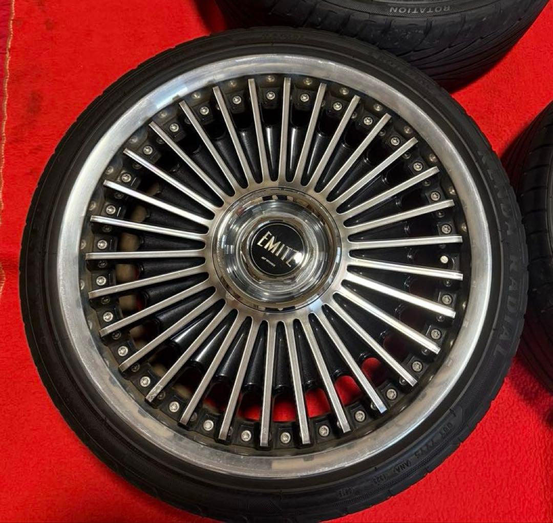 work EMITZ イミッツ19インチ タイヤセットPCD100 5穴 希少