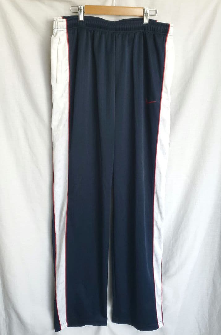 00s NIKE バスケ ラインパンツトラックパンツ ジャージパンツ ビッグ
