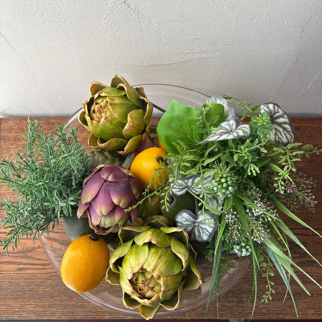 LSA ポーランド ハンドメイド ガラス 脚つきコンポート 大型 花器