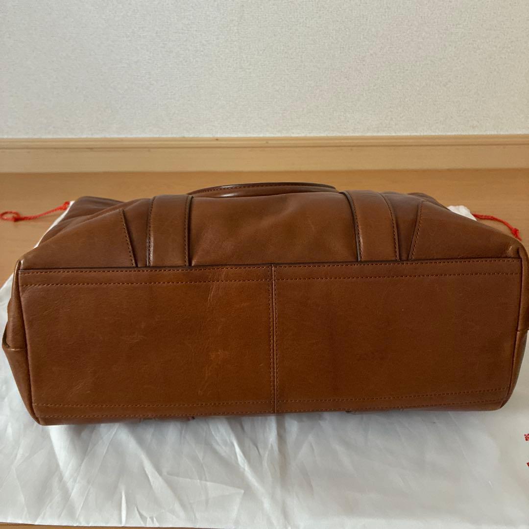 COACH ブラウン レザー トートバッグ