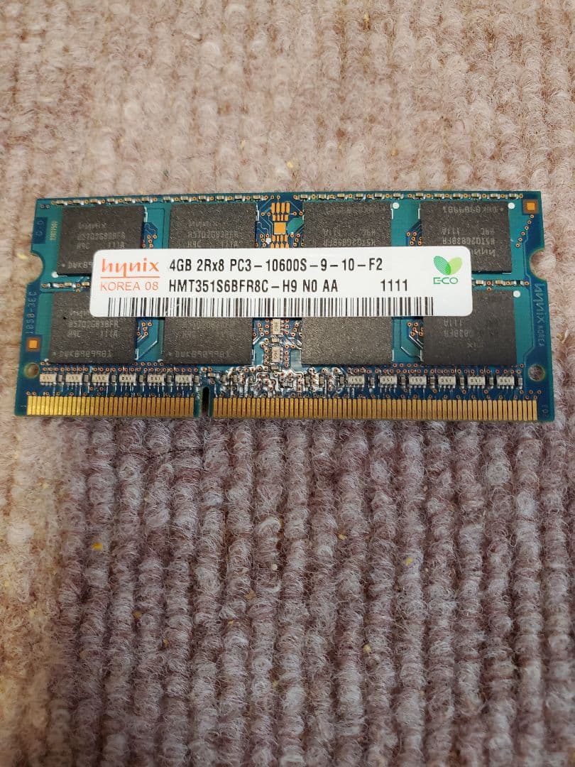 ノートパソコン用メモリー34枚