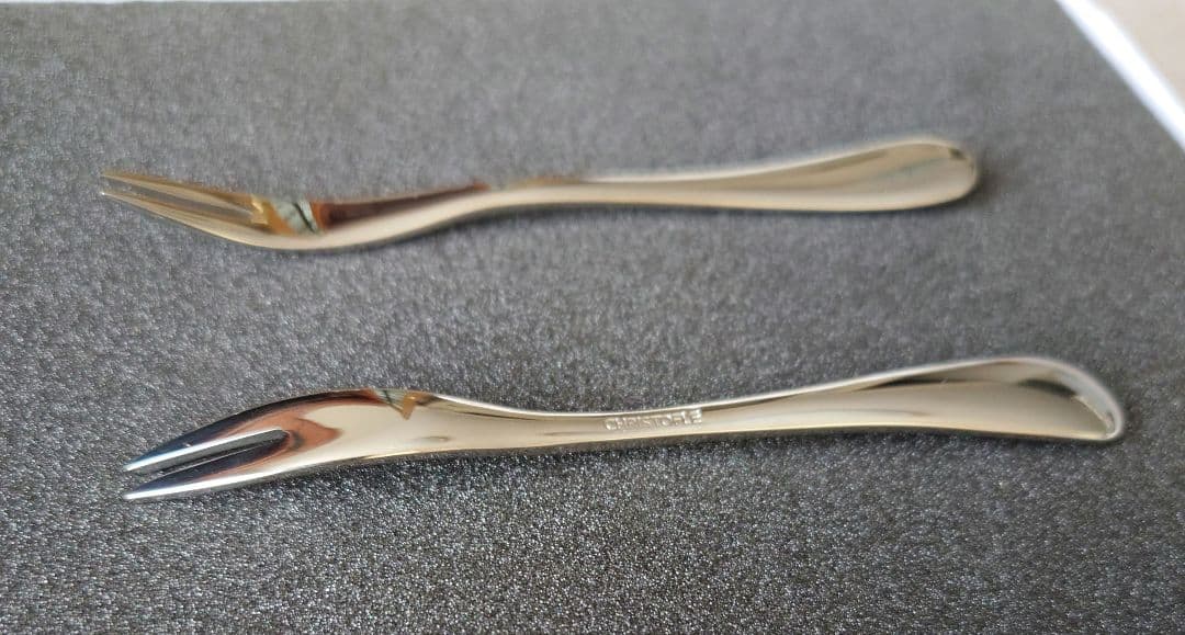 Christofle カクテルフォーク ★ ステンレス　6本セット