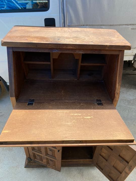 アンティーク 机 チェスト 棚 家具 木製 収納ボックス