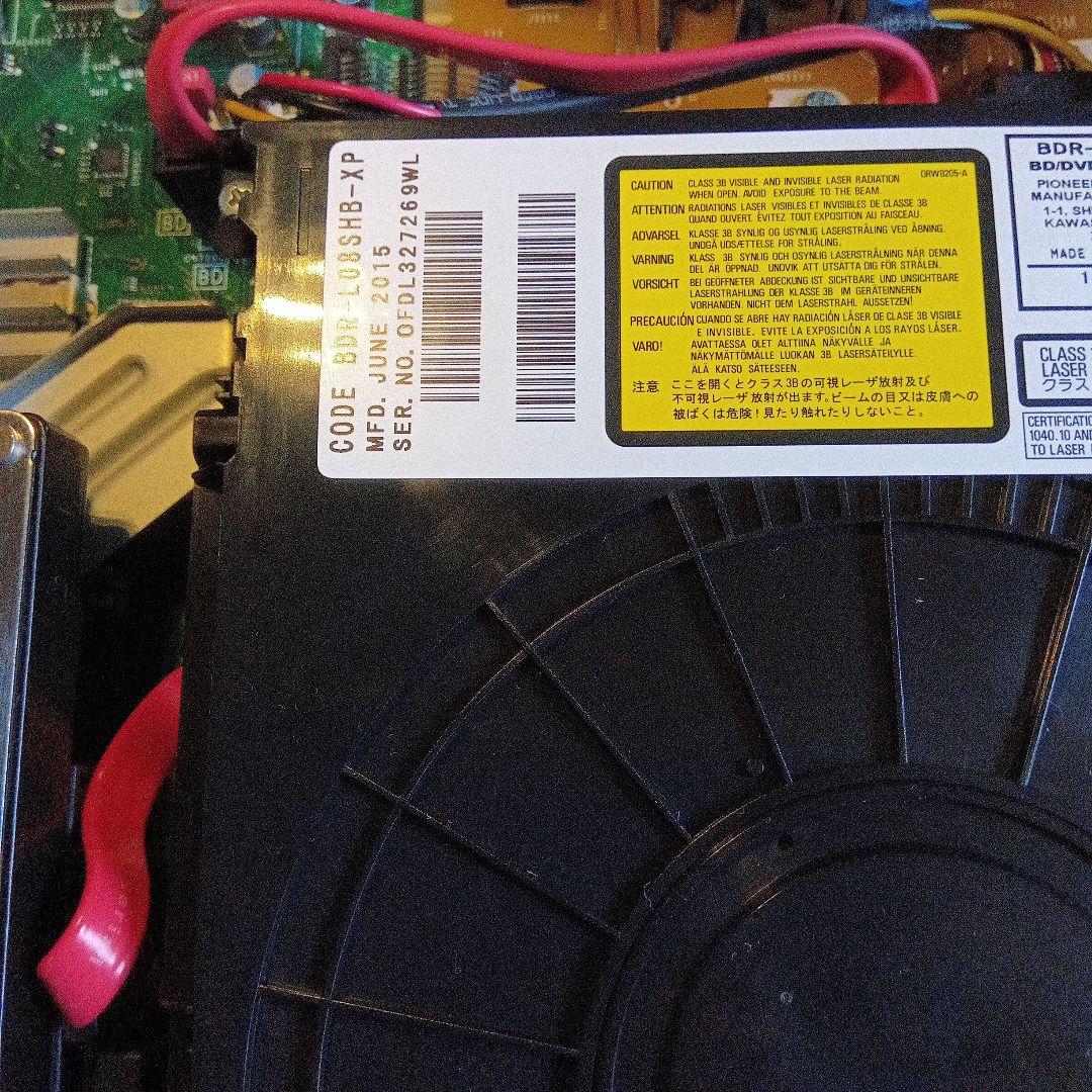 SHARP AQUOS BD-T1700 HDDは新品3TB増量交換第5弾