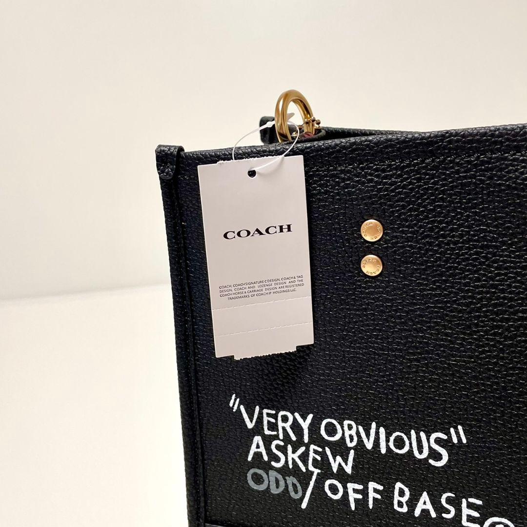 COACH トートバッグ ブラック バスキア　C5661