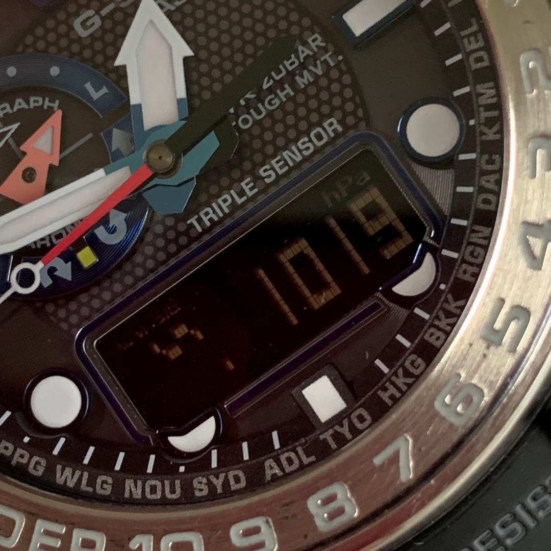 時計 CASIO G-SHOCK GWN-1000B Marine SilverSky