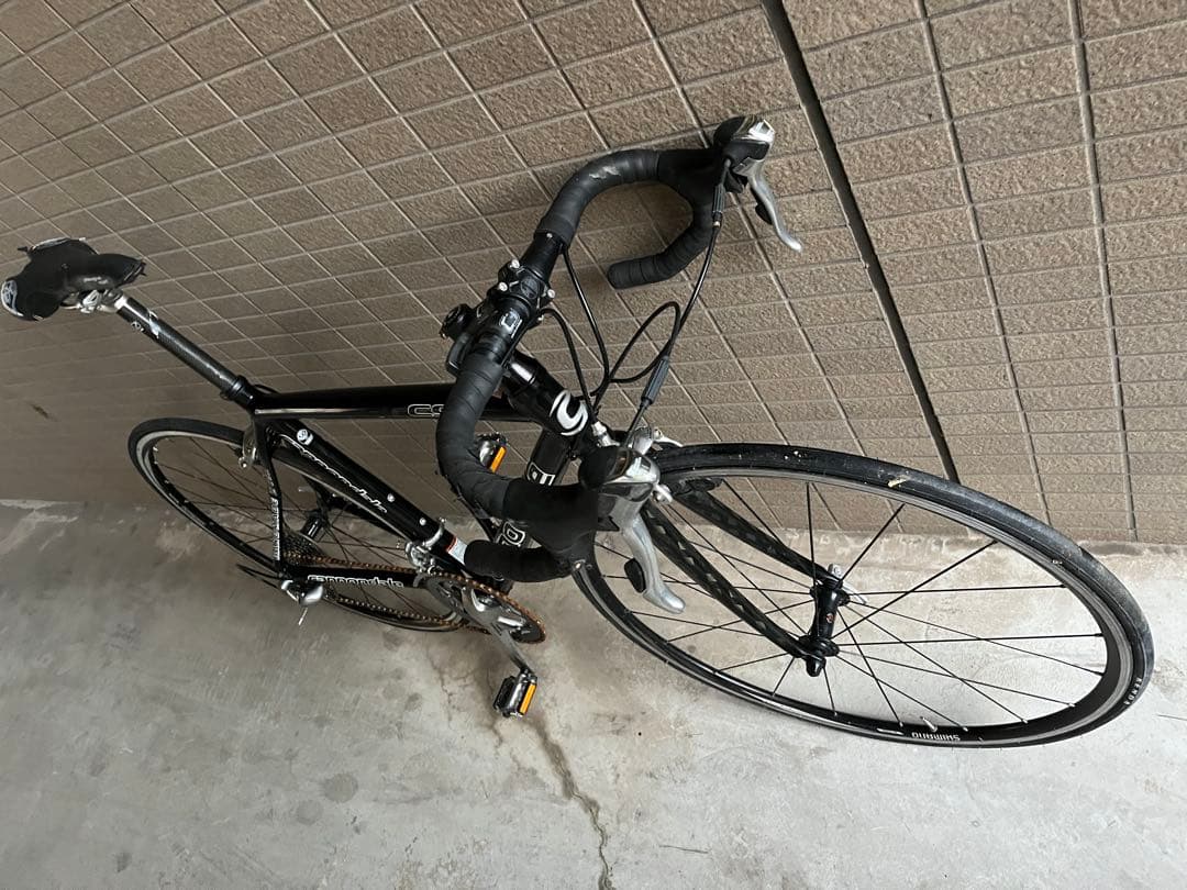 キャノンデール　C9 ロードバイク9速 リアアーム右曲がり有　引き取り希望