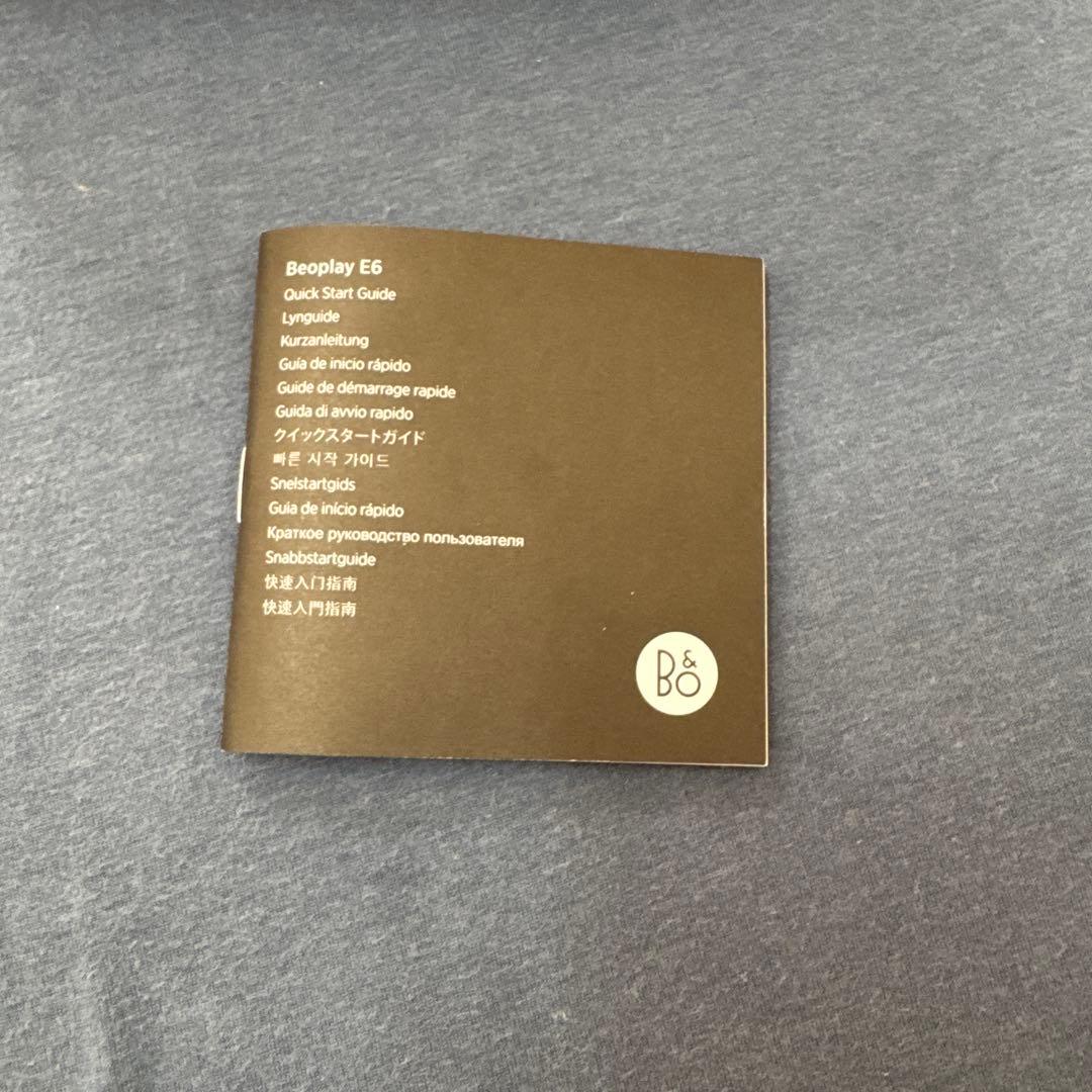 【美品】BANG & OLUFSEN E6 バング&オルフセンE6 ブラック