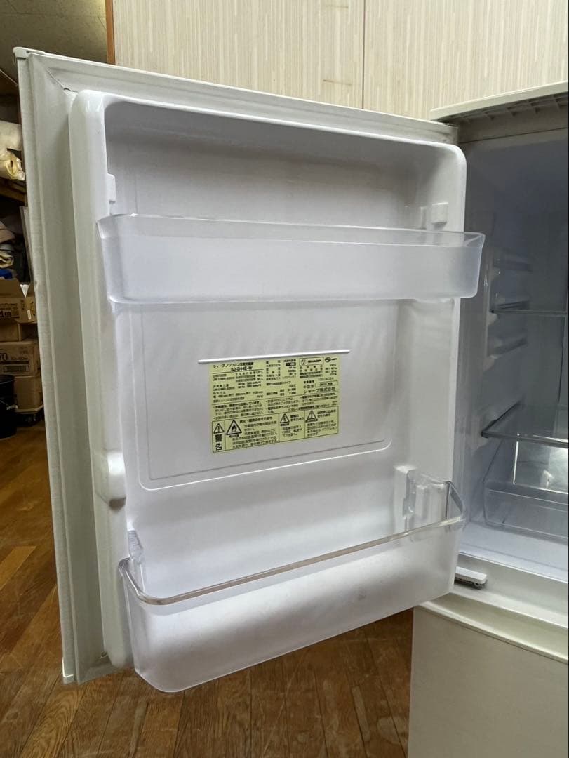 #46 SHARP 2019年 137L SJ-D14E-W どっちもドア 冷蔵