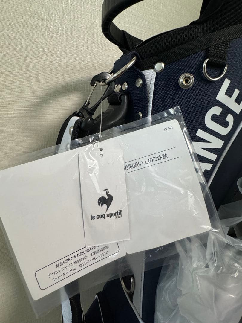 【新品未使用品】　販売店舗限定品　le coq sportif キャディバッグ