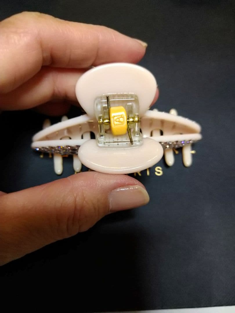 値下げALEXANDRE DE PARIS ストーン付きヘアクリップ