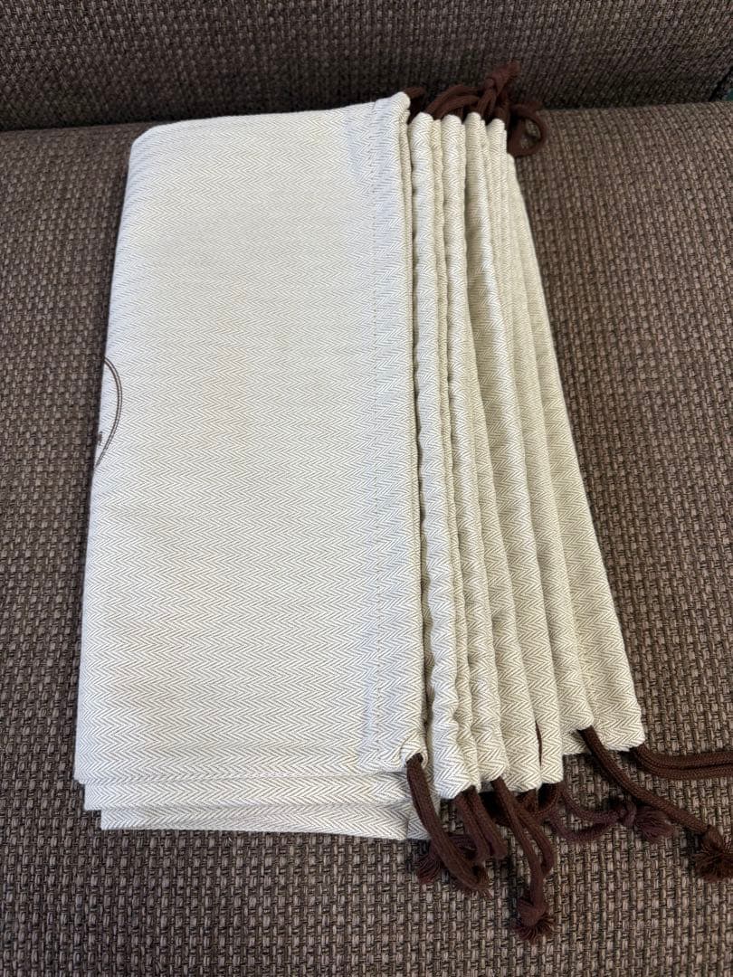 正規品　美品エルメス　巾着袋（32cmx32cm)9枚セット