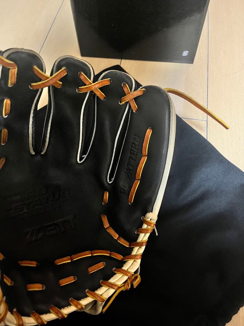 ZETT プロステイタス 軟式 オーダーグラブ 源田モデル 内野手用 【美品】