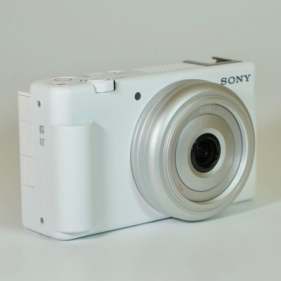 美品 SONY VLOGCAM ZV-1F ホワイト 動作確認済み