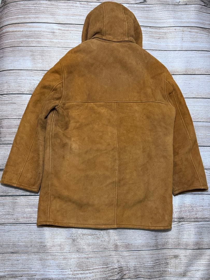 【condo】LOEWEロエベ フード付き ムートンスエード コートL