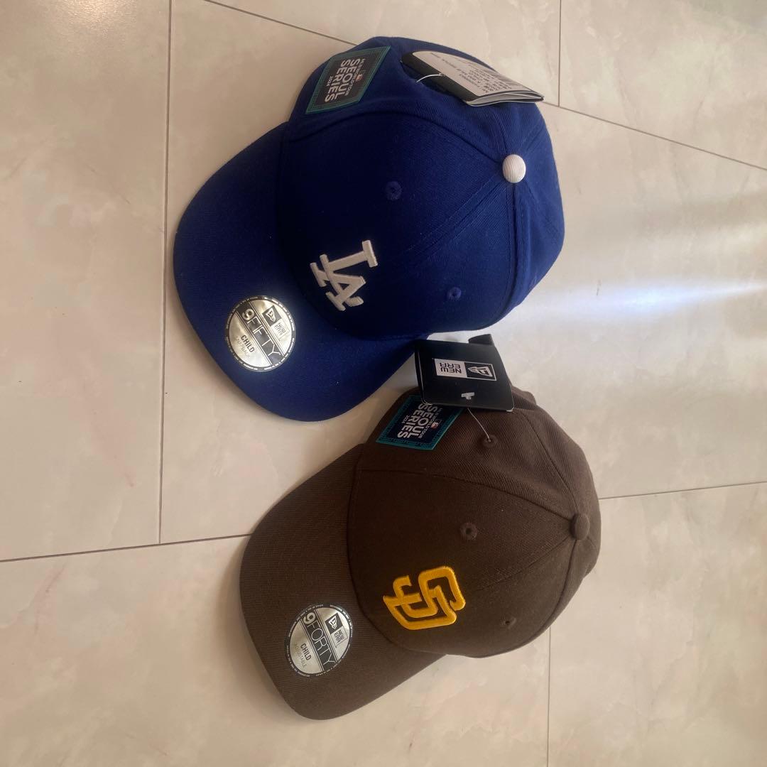 ロサンゼルス・ドジャース＆サンディエゴ・パドレス キャップセット