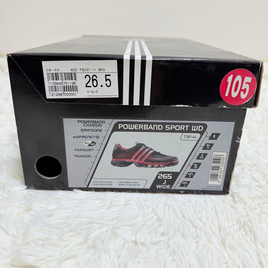 【新品・タグ】アディダス ゴルフ スニーカー ゴルフシューズ 付属品有り