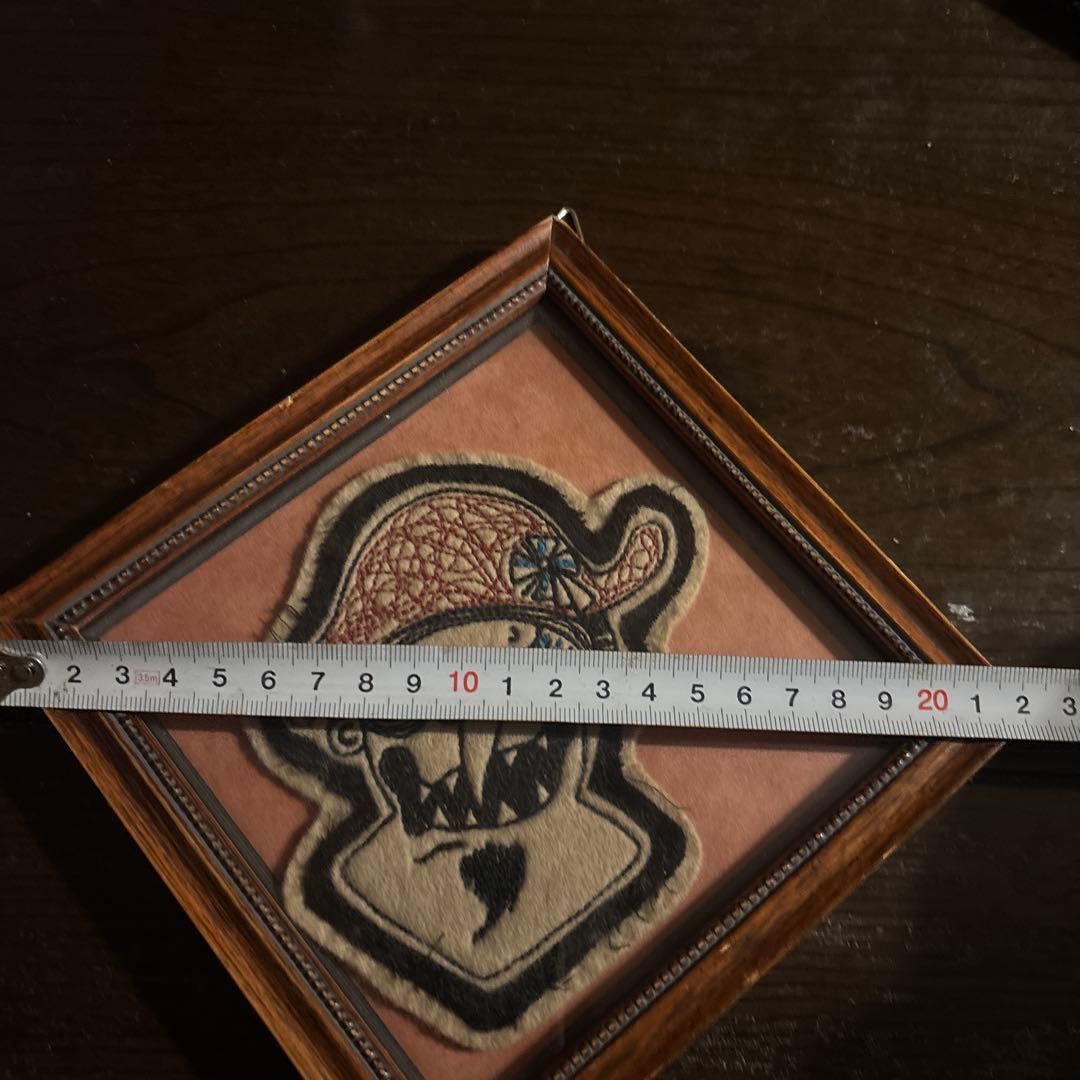 ノースノーネームパッチ額装