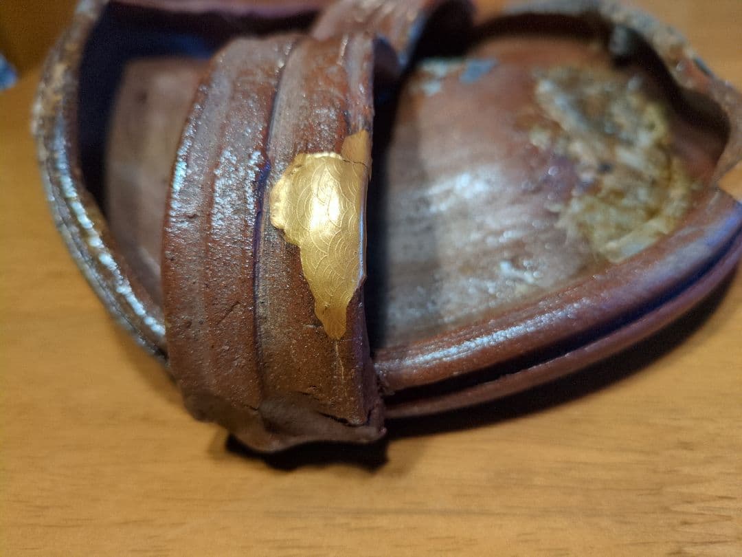 古備前 「ヒョウゲたる手付鉢 」 〔オブジェ〕