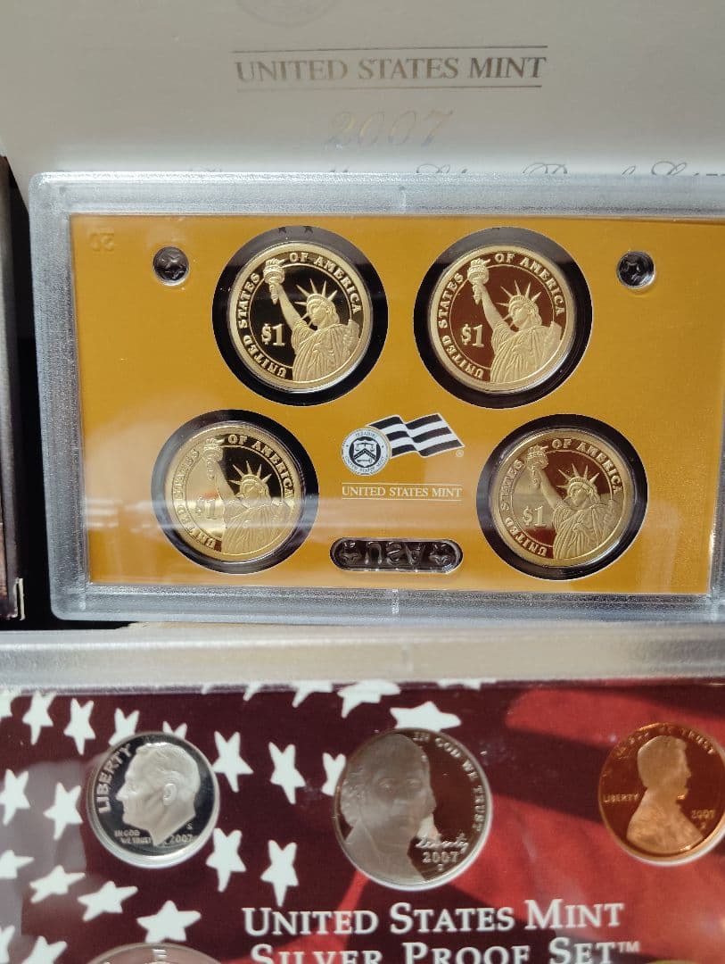 2007年 アメリカ 50州記念銀貨 シルバープルーフセット