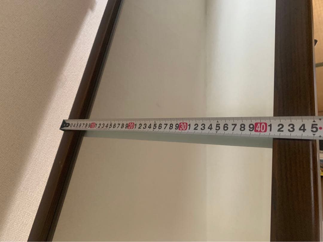 姿見鏡　アンティーク　鏡　ミラー　スタンド鏡　木製