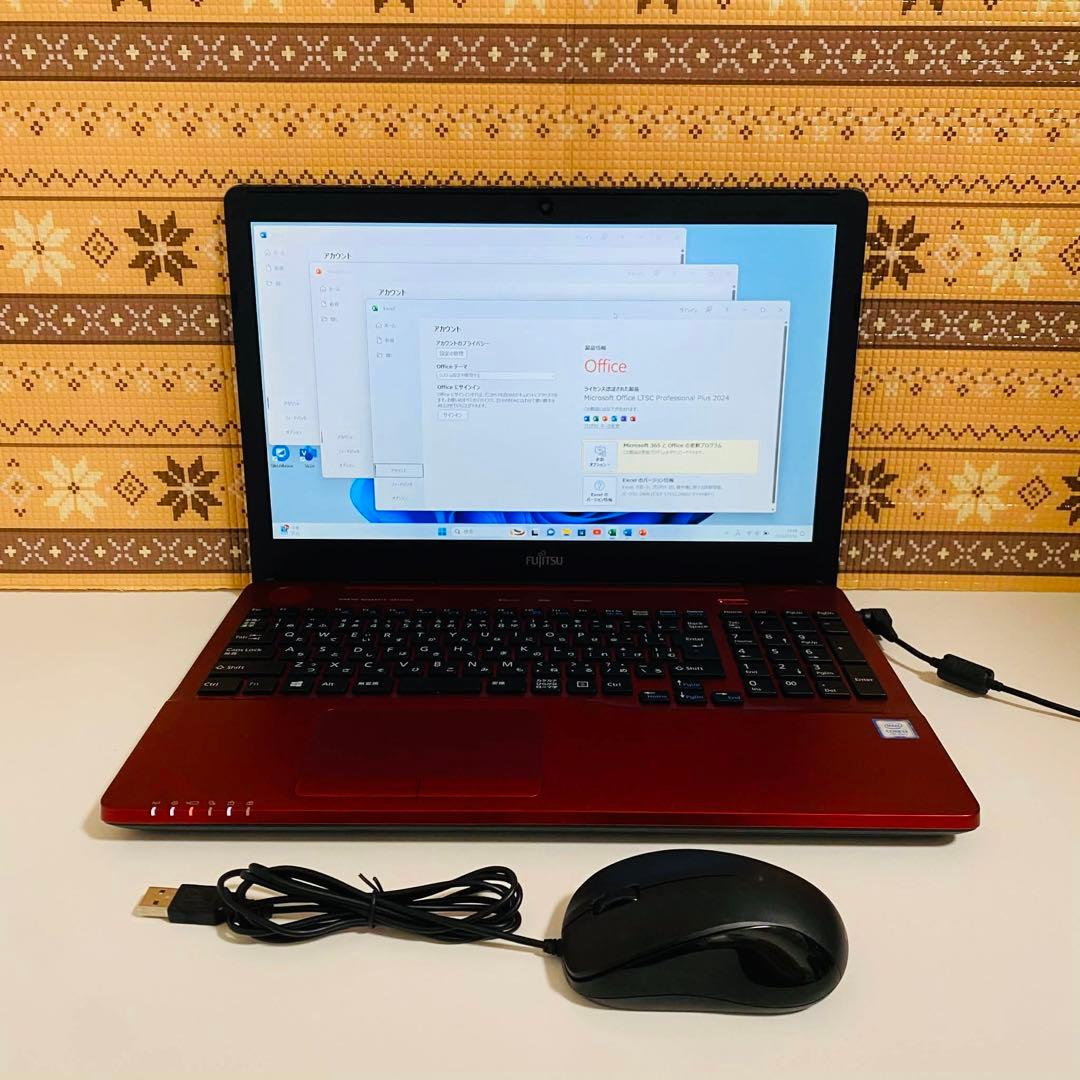 Y36 FujitsuノートパソコンSSD第7世代Windows11オフィス付き