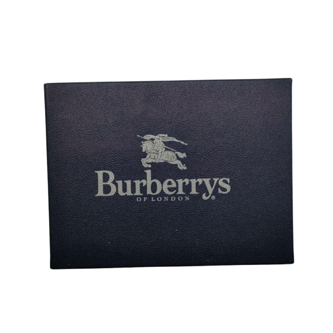バーバリー　未使用品　名刺入れ　ビジネスカードホルダー　ノバチェック　ブラック