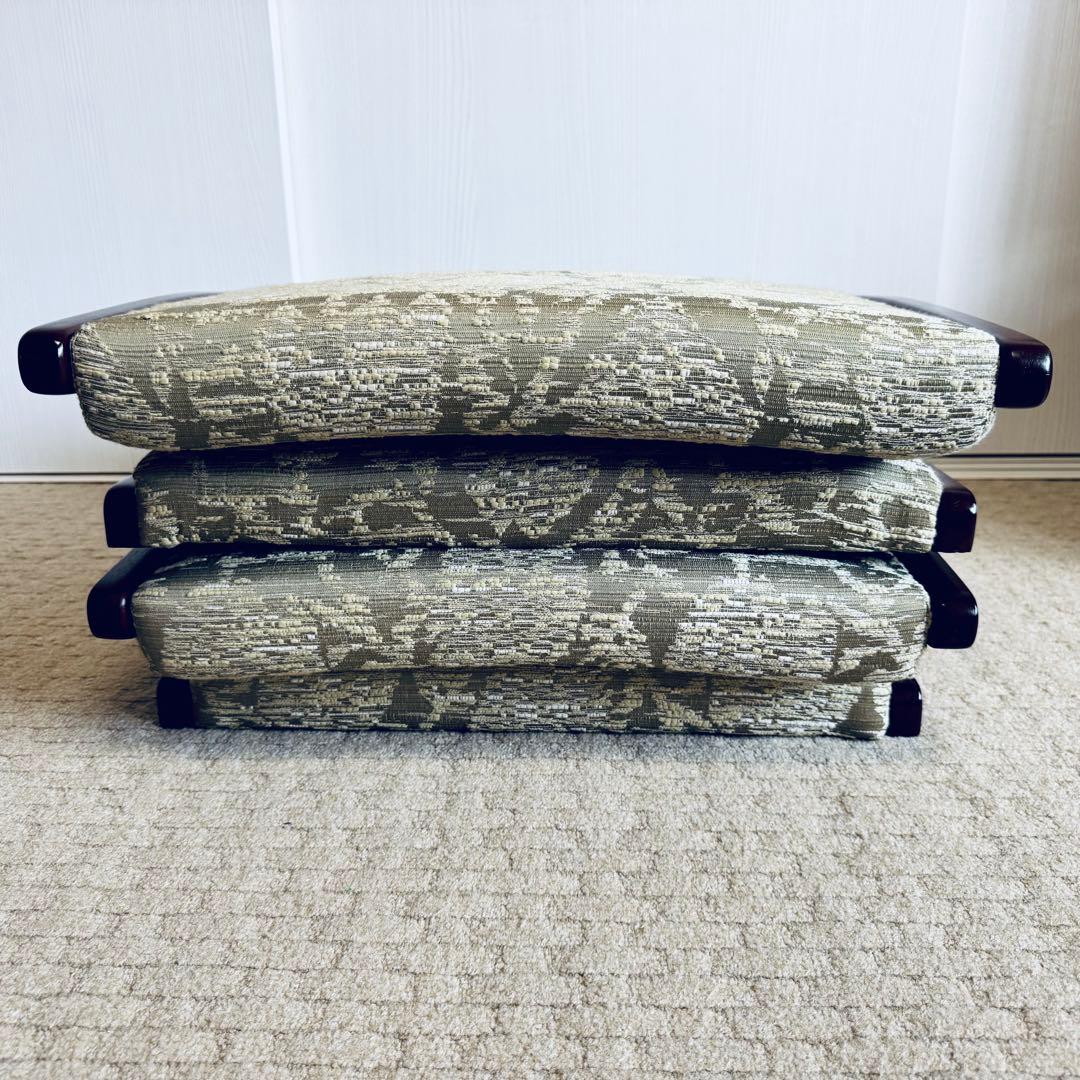 【2脚セット】カリモク karimoku 折りたたみ 座椅子 和室 和家具 和風