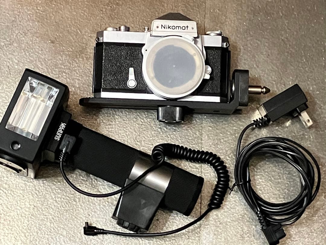 Nlkomat FTNボディNIKKOR80〜200mm f4.5ストロボセット