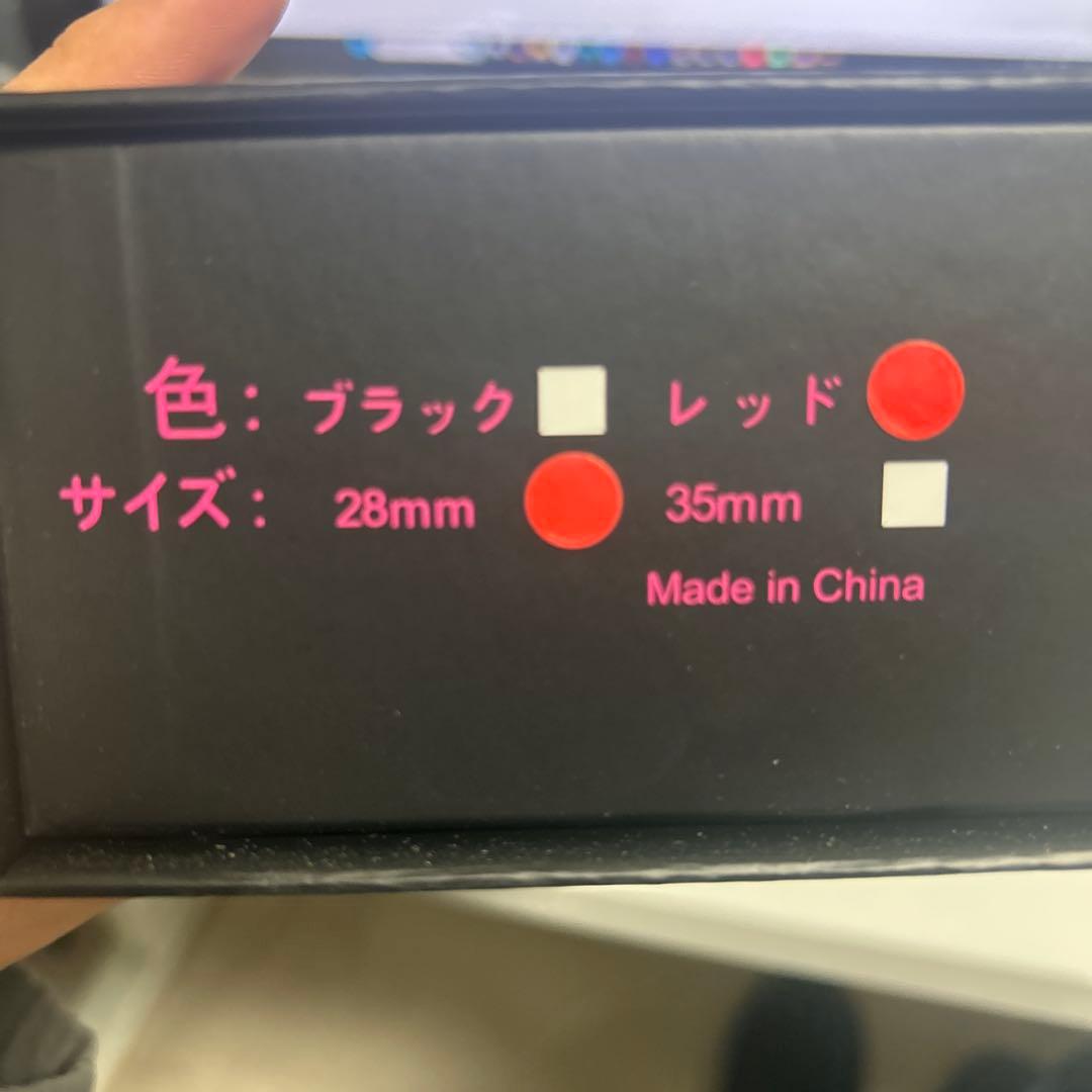 radiant professional hair iron レッド