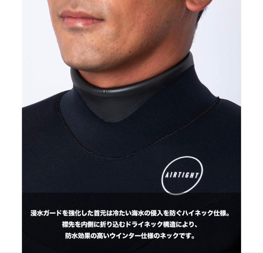 エアータイト 5X3mm メンズ サーフィン ウェットスーツ セミドライ L-R