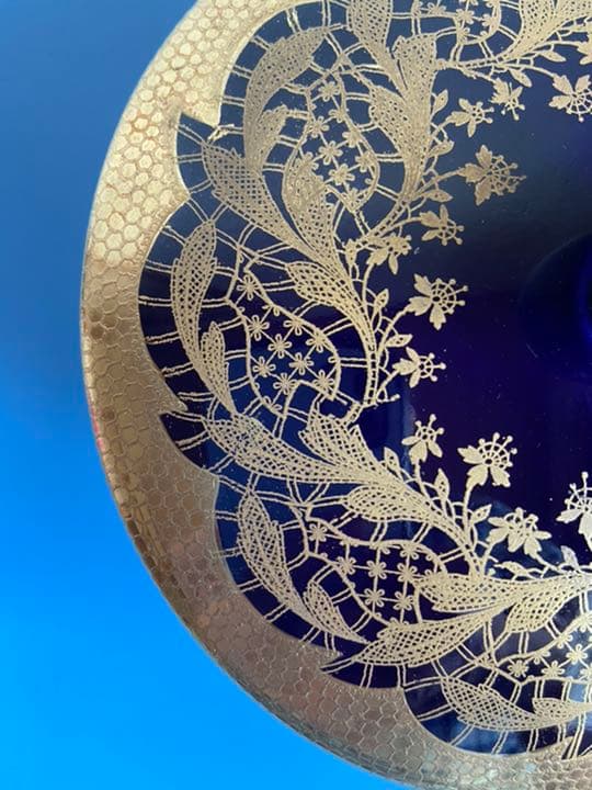 Alka Bavaria Marquise Kobalt ビンテージ　小物入れ