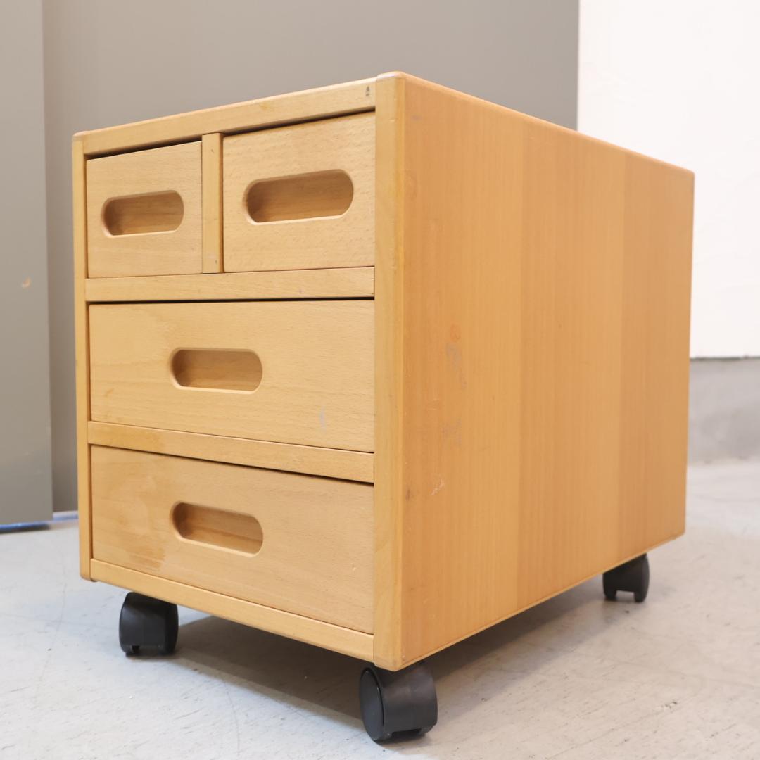 Formio フォルミオ 学習机&ワゴン パーソナルデスク ビーチ無垢材 北欧