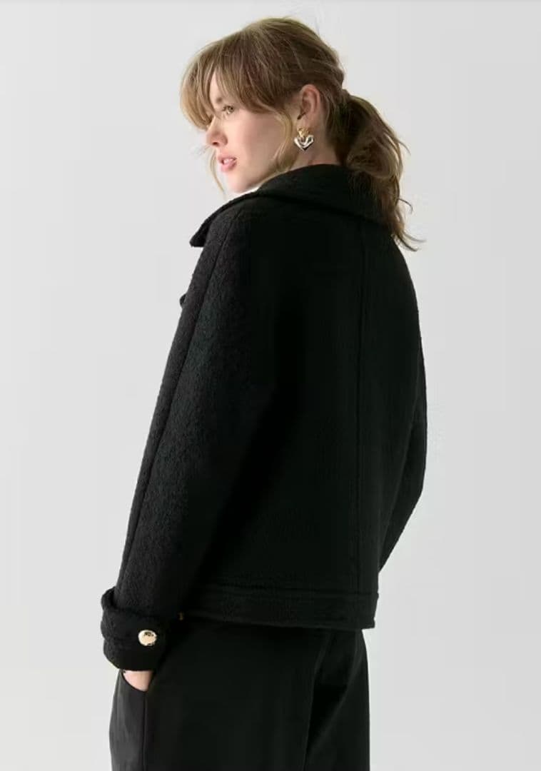 【完売】ケイト・スペード　ウール クロップド　ピーコート