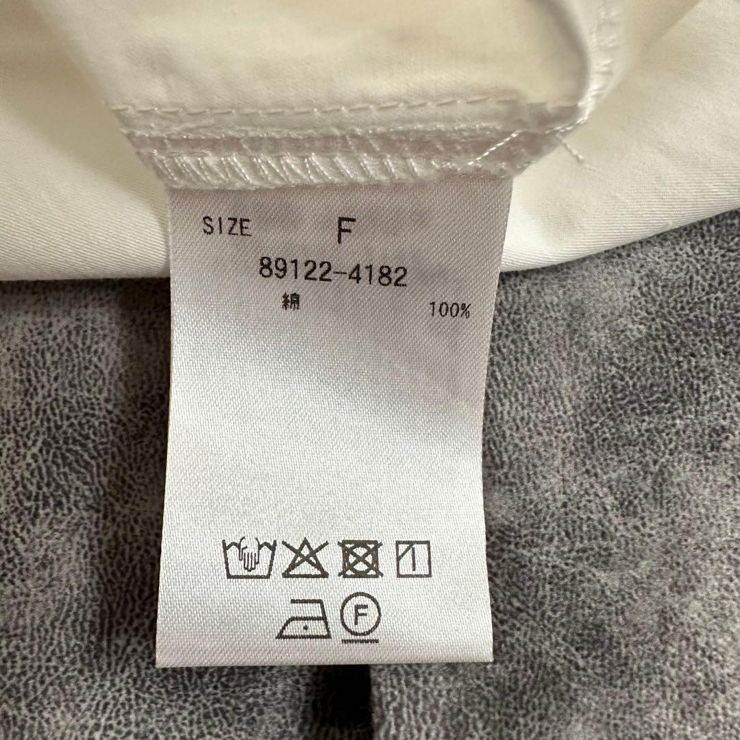 【新品未使用】MANOF 完売品　FRILL CUFF SHIRT　ホワイト