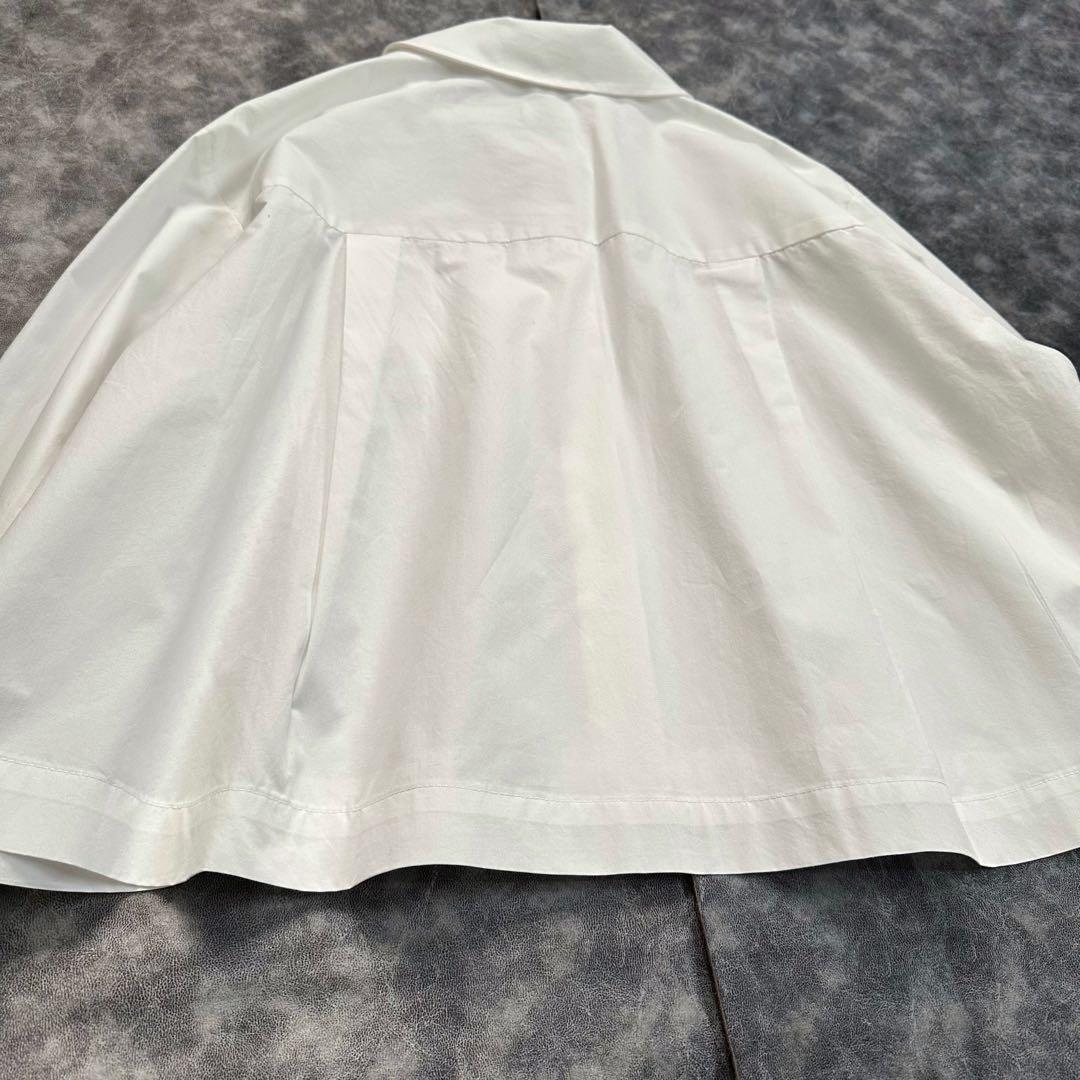 【新品未使用】MANOF 完売品　FRILL CUFF SHIRT　ホワイト